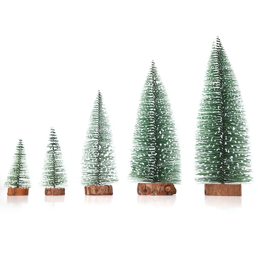 Christmas decorations mini Christmas tree ornaments Pine needle tree