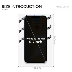 HD rõ ràng Matte màng <span class=keywords><strong>Nano</strong></span> Hydrogel cắt phim bảo vệ màn hình cho iPhone x XR XS 11 12 13 14 15 16 17 Pro Max cộng với không khí mini - Product Image 3
