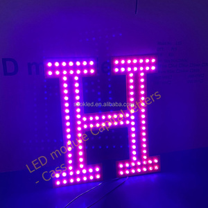 FOOD SHOP Capital Letters <strong>Led</strong> Sign Board 35cm, Ip67 Aluminum <strong>PCB</strong> Convex Lens RGB Color DC12V 30W 5050 <strong>Led</strong> Module - Product Image 5
