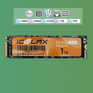 ICOOLAX OEM定制徽标NVMe 2280 M2 Pcie 3.0计算机固态硬盘Gen3 128gb 256gb 512gb 1tb 2tb笔记本电脑台式机 - Product Image 1