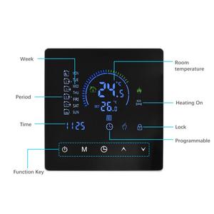 Controlador de temperatura del termostato inteligente WiFi para equipos de calentamiento de agua Pantalla LCD Botón táctil Aplicación programable - Product Image 5