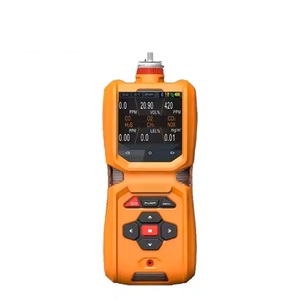 Pompalama taşınabilir 6 in 1 çoklu gaz detektörü Alarm LEL O2 H2S CO CH4 gaz kaçak dedektörü CO2 gaz Annlyzers MSA BW değiştirin - Product Image 3