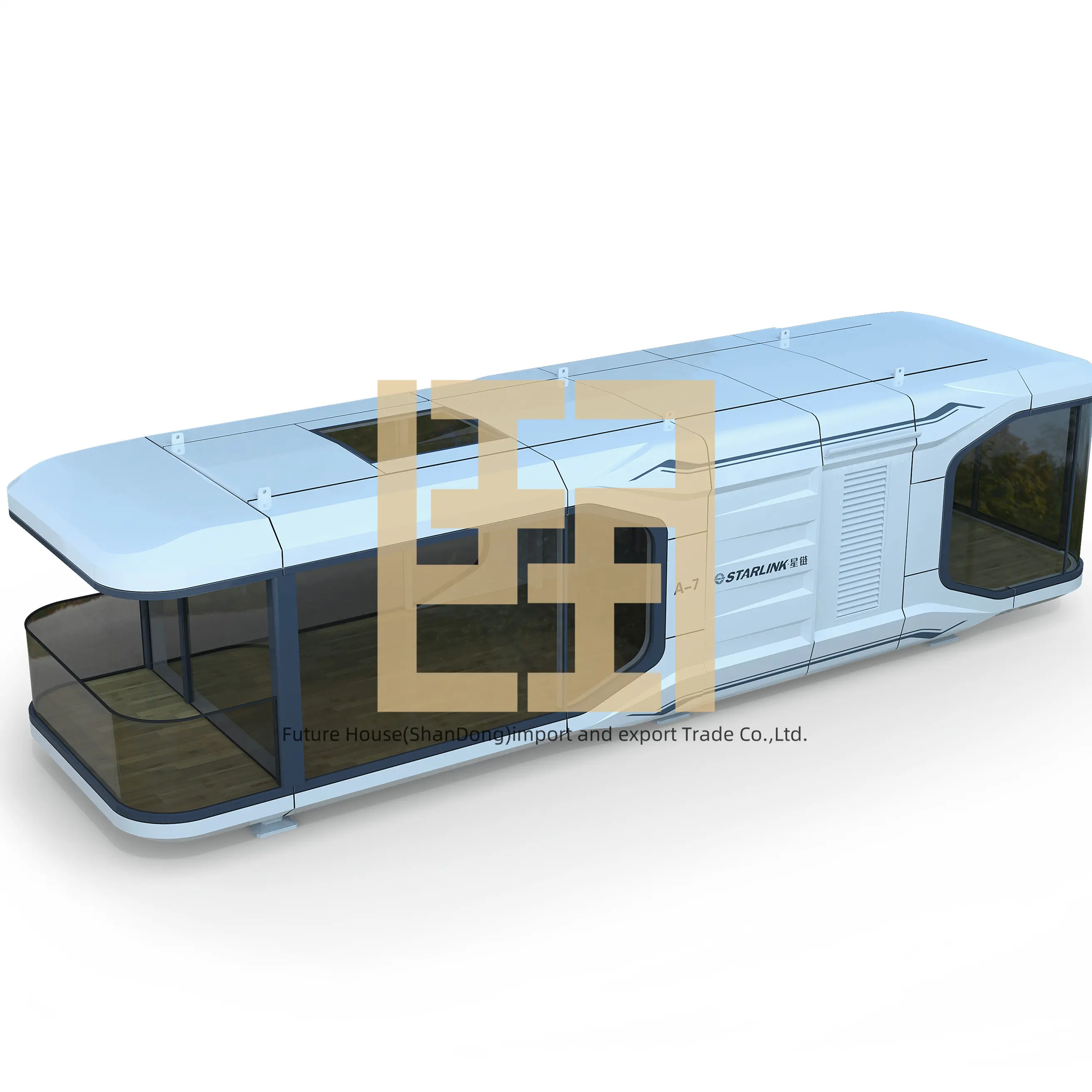 Custom prefabbricato Hotel campeggio modulare Mobile casa portatile Boathouse per hotel