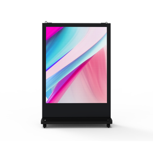 High Quality Double Face Mobile <strong>LED</strong> Standing Screen with Wheels P2 P2.5 P3 P4 Outdoor <strong>Led</strong> Totem - Product Image 3