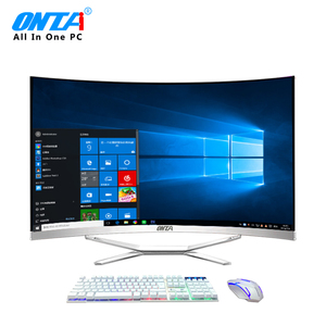 OEM/pantalla curva de producción personalizada todo en un ordenador 23,8 27 32 pulgadas juego independiente tarjeta gráfica de escritorio todo en uno PC - Product Image 3