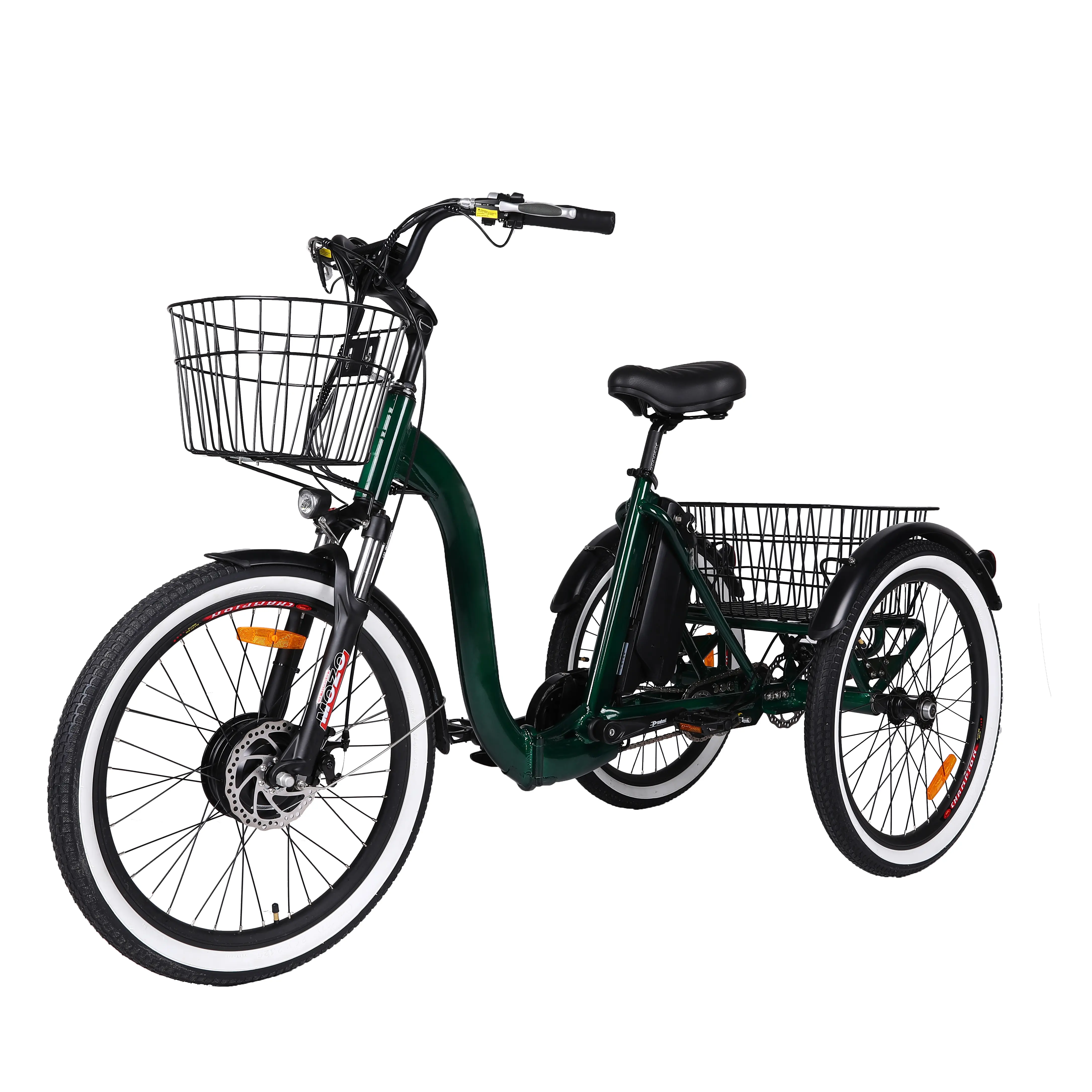 Vélo cargo électrique 48V vélo électrique 20 pouces tricycle électrique tricycle électrique adulte