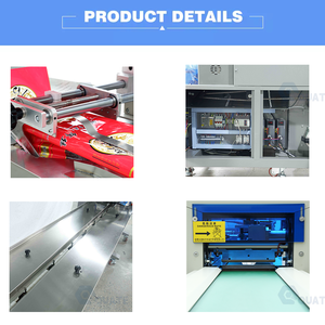 Hydraulic for Flow Wrap System Automatic Film Feeding Sealing Function Compression-Type Pillow <strong>Machine</strong> for Bagged Bread Salad - Product Image 6