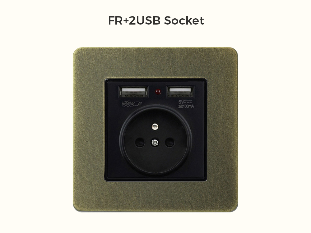 FR 2USB socket