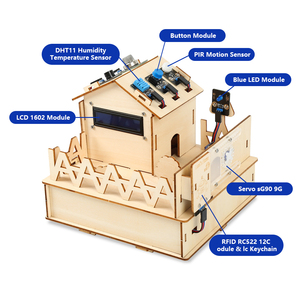 ACEBOTT ESP32 IoT Starter Kit STEM casa intelligente casa in legno progetto per Arduino Kit educativo - Product Image 4