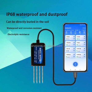 2025 New Arrival 8 trong 1 đất thông minh mét khả năng sinh sản/Ph/độ ẩm/tmep/ánh sáng mặt trời/độ ẩm đất <span class=keywords><strong>Tester</strong></span> đất Meter - Product Image 2