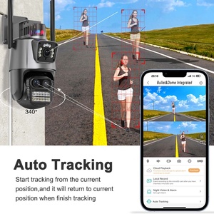 New ICsee 9MP 4K HD <strong>N</strong> Outdoor Wireless CCTV <strong>Camera</strong> 8X Optical Zoom Three Lens Dual Screen Auto Tracking Wifi Security <strong>Camera</strong> - Product Image 3