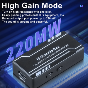H1 Portable Audio <strong>Decoder</strong> Amplifier Multi Device Compatibility HIFI Sound Quality <strong>Decoder</strong> for Phone <strong>Computer</strong>