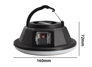 批发价可充电太阳能野营灯LED光源带多模式照明 - Product Image 2