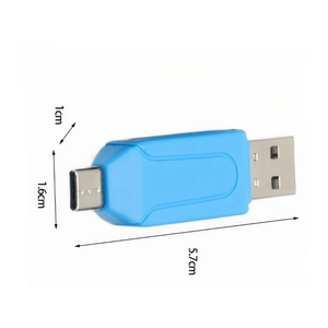 MINI Micro USB tipo-C OTG lettore di schede 2 in 1 tipo C a USB OTG adattatore con TF/SD/Micro lettore di schede per Computer portatile