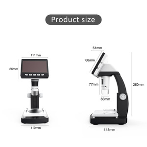 Microscopio digital 1000X Microscopio industrial de pantalla IPS de 4,3 pulgadas con luz LED - Product Image 3