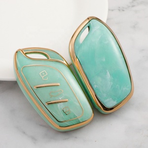 Jade TPU Car <strong>Key</strong> Case Cover Protector Fob Fit for Roewe RX5 <strong>MG</strong> <strong>ZS</strong> GT GS 350 360 750 W5 Class Car <strong>Key</strong> Holder - Product Image 5