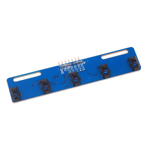 Sensor de seguimiento de 5 vías Módulo de sensor infrarrojo Tcrt5000 para componentes electrónicos