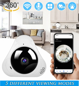 Yoosee, lente ojo de pez de 360 grados, vista panorámica, cámara 3D VR, intercomunicador, Monitor de bebé, Sensor de alarma de seguridad para el hogar - Product Image 3