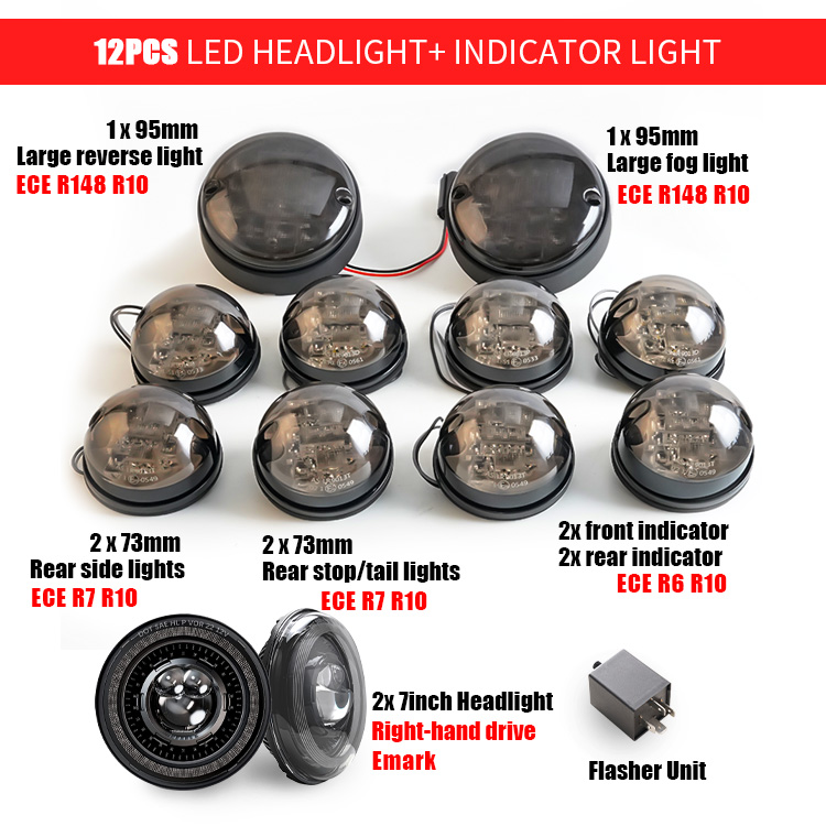 Kit Emark 12 pièces pour RHD