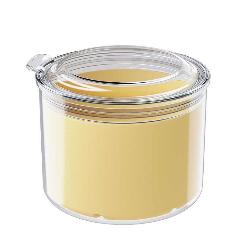 Boîte de nettoyage jaune transparent