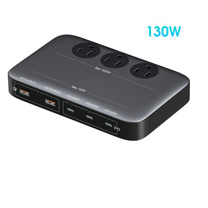 定制XinSPower适配器130W 3型C 2 USB A现代1875W美国JP型插座电源插座扩展插座电源板 - Product Image 3