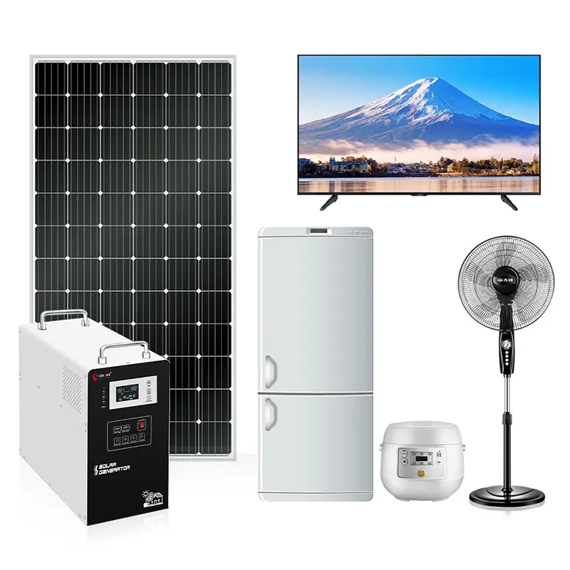 Xindun mini portátil de energía solar sistema de iluminación solar kit con la batería de litio para de interior y al aire libre