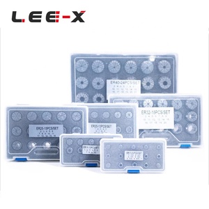 LEE-X ER夹头组0.005 ER08 ER11 ER16 ER20 ER25 ER32 0.008弹簧夹紧夹头，用于ER铣削和钻孔夹头组 - Product Image 3