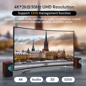 4K 30HzビデオHDMIマトリックス4x4、MT-ViKIHDMIマトリックススイッチャースプリッター4 in 4 out EDID - Product Image 4