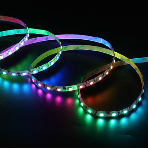 Полноцветная SPI двойной сигнал DC5V Адресуемая RGB цифровая Пиксельная лента Гибкая PCB 5V RGBIC WS2813 Светодиодная лента - Product Image 6