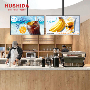 USB <strong>Network</strong> 43&quot; Multi-Screen Auto Poster Video Window <strong>Lcd</strong> Advertising <strong>Display</strong> Food Coffee Shop Custom Menu Board