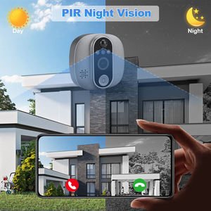 VIDEW Automatic Tuya Night Vision Visual Monitor Viewer Video <strong>Intercom</strong> With Door Panel Chime Security Camera <strong>System</strong> - Product Image 4