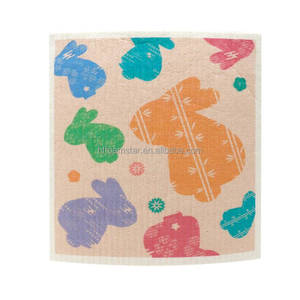 Foamstar Cellulose Sponge <strong>Cloth</strong> 100% Natural Sponge <strong>Cloth</strong> Quick Dry <strong>Different</strong> Colors Patterns Available Swedish Dishcloth - Product Image 5