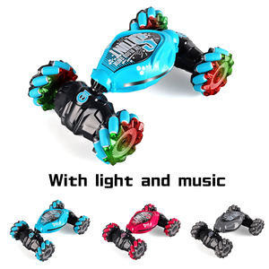 Çocuk RC Stunt araba ile 360 derece Rolling el jest uzaktan kumanda büküm izlemek için araba hareket - Product Image 3