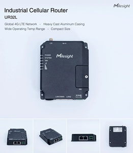 Milesight เราเตอร์ UR32L ไลท์เราเตอร์4G LTE สำหรับการตรวจสอบความปลอดภัยการขายอัจฉริยะ