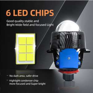 Sfida LD5 53Watts 6000K <span class=keywords><strong>bi</strong></span>-led chiếu đèn pha 3 inch ống kính máy chiếu cho xe hơi tự động Sương Mù Ánh sáng và đèn pha - Product Image 6