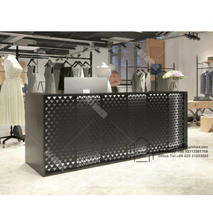 Mueble de oficina pequeño y moderno, mesa de MDF para mostrador, mesa de recepción - Product Image 1