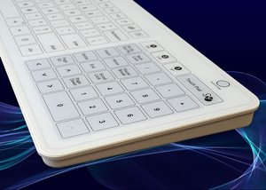 <strong>Multi</strong>-Interface Medical Touchscreen Glass <strong>Keyboard</strong> IP67 Waterproof USB 2.4G Wireless Bluetooth Connection 3 in 1 - Product Image 5