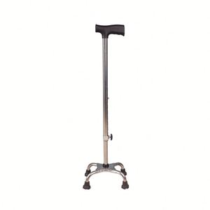 Tongkat berjalan multifungsi, tongkat perlengkapan rehabilitasi dapat disesuaikan empat kaki - Product Image 1