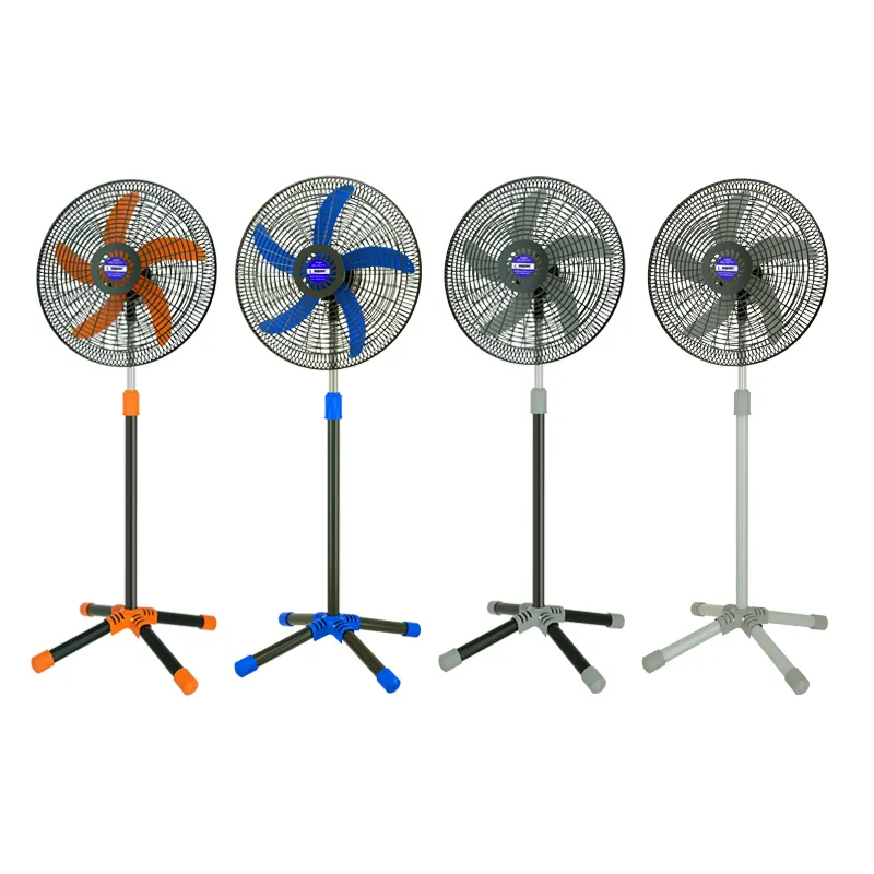 Longson-ventilador eléctrico de pie, dispositivo de refrigeración por aire de 18 pulgadas, suministro de ventilador sin sonido, Pedestal