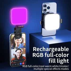 Selfie dolgu ışığı ile taşınabilir Mini SLR kamera cep telefonu fotoğraf Video güzellik LED cep dolgu ışığı plastik stüdyo fotoğrafçılığı - Product Image 3