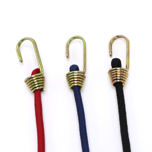 Alta tenacidad fuerte estiramiento al aire libre elástico látex Loop Mini Cuerdas elásticas con ganchos de metal - Product Image 6