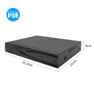 POE NVR KIT IP POE Sistema de vigilancia CCTV Cámara de red Ip Cctv Sistema de cámara de seguridad Kit de sistema de videovigilancia de 8 canales - Product Image 1