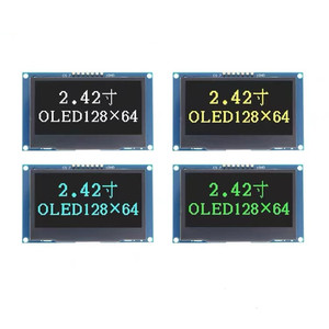 2,42 Zoll 128x64 OLED-LCD-Anzeige modul SSD1309 12864 7-polige serielle SPI/IIC I2C-Schnittstelle