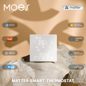MOES Tuya Matter WiFi Smart Thermostat Temperature Controller Water Boiler Electric Heating With Alexa Google <strong>Apple</strong> - Product Image 5