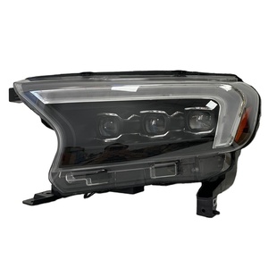 Tam LED sağ sürücü araba LED lambalar kamyonet üçlü LED projektör araba LED RHD farlar Ranger Everest T7 T8 için - Product Image 4
