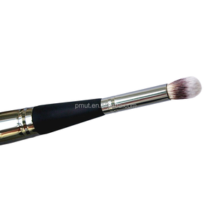 Pennello cosmetico vegano <span class=keywords><strong>2</strong></span> in 1 senza crudeltà Dual-End per fondotinta e correttore di carnagione Duo con comodo manico - Product Image 5