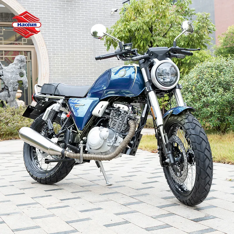 Popüler moto yeni tasarım motor 150cc gaz yakıt iki tekerlekli motosiklet özel yetişkin motosiklet