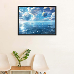 Cooleve 5D sáng tạo tùy chỉnh khảm phong cảnh Châu Âu tự làm Bộ dụng cụ sơn kim cương cho trẻ em người lớn handpainted japandi phòng ngủ trang trí nội thất - Product Image 3