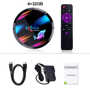 Ott Cheap Amlogic S905x3 Dual Band Wifi H96 Max Smart 4k 8k <strong>Stb</strong> 4gb 32gb <strong>Support</strong> youtube Android Tv Box - Product Image 2