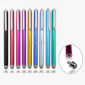 Capacitiva Stylus Pen 8mm intercambiáveis tecido condutivo Dica Alta Sensibilidade para Tablets Logotipo Personalizado Disponível - Product Image 3
